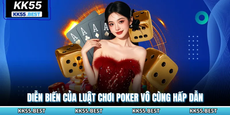 Diễn biến của luật chơi Poker vô cùng hấp dẫn