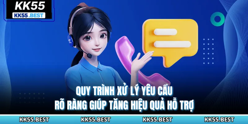 Quy trình xử lý yêu cầu rõ ràng giúp tăng hiệu quả hỗ trợ