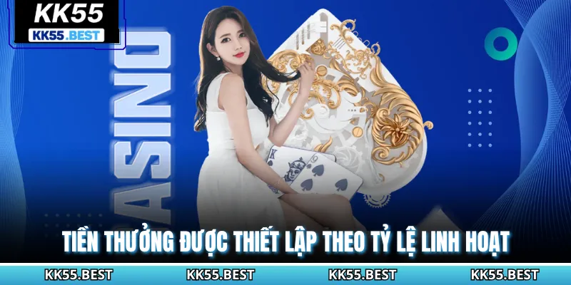 Tiền thưởng được thiết lập theo tỷ lệ linh hoạt